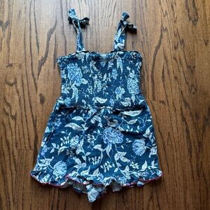 Matilda Jane Blue Floral Kids Romper
